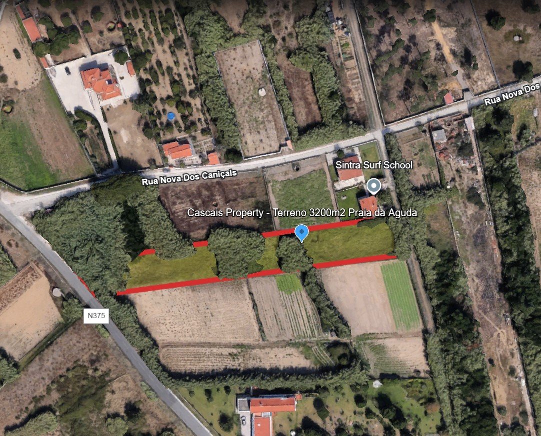 Terreno em Fontanelas com 3200m2 junto ao Mar