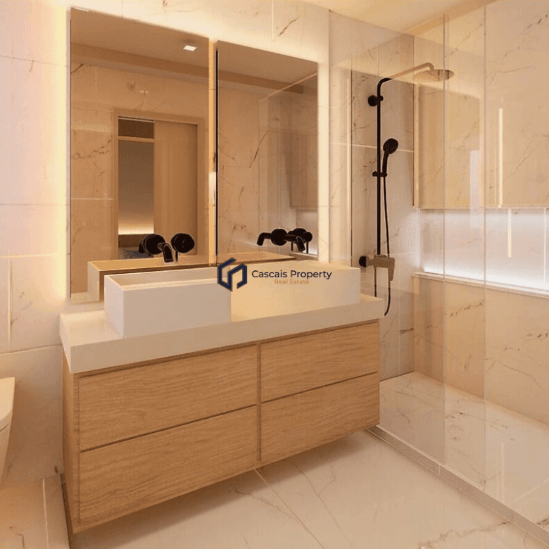 Apartamento T3 com 143m² e generoso terraço