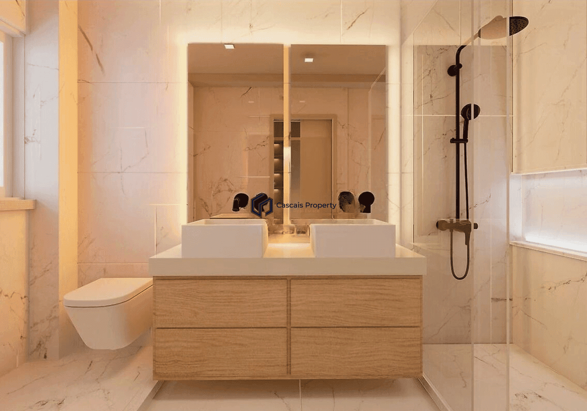 Apartamento T3 com 143m² e generoso terraço