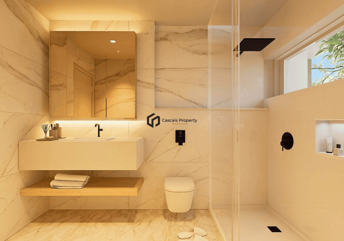 Apartamento T3 com 143m² e generoso terraço