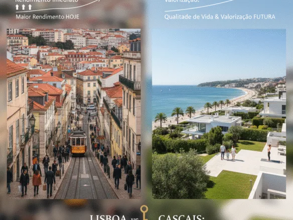 Análise investimento vs rendimento Lisboa vs Cascais